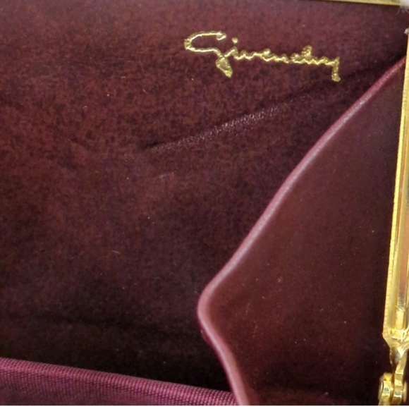 AUTHENTIC Givenchy Burgundy Wallets with Gold Details - Picture 4 of 13